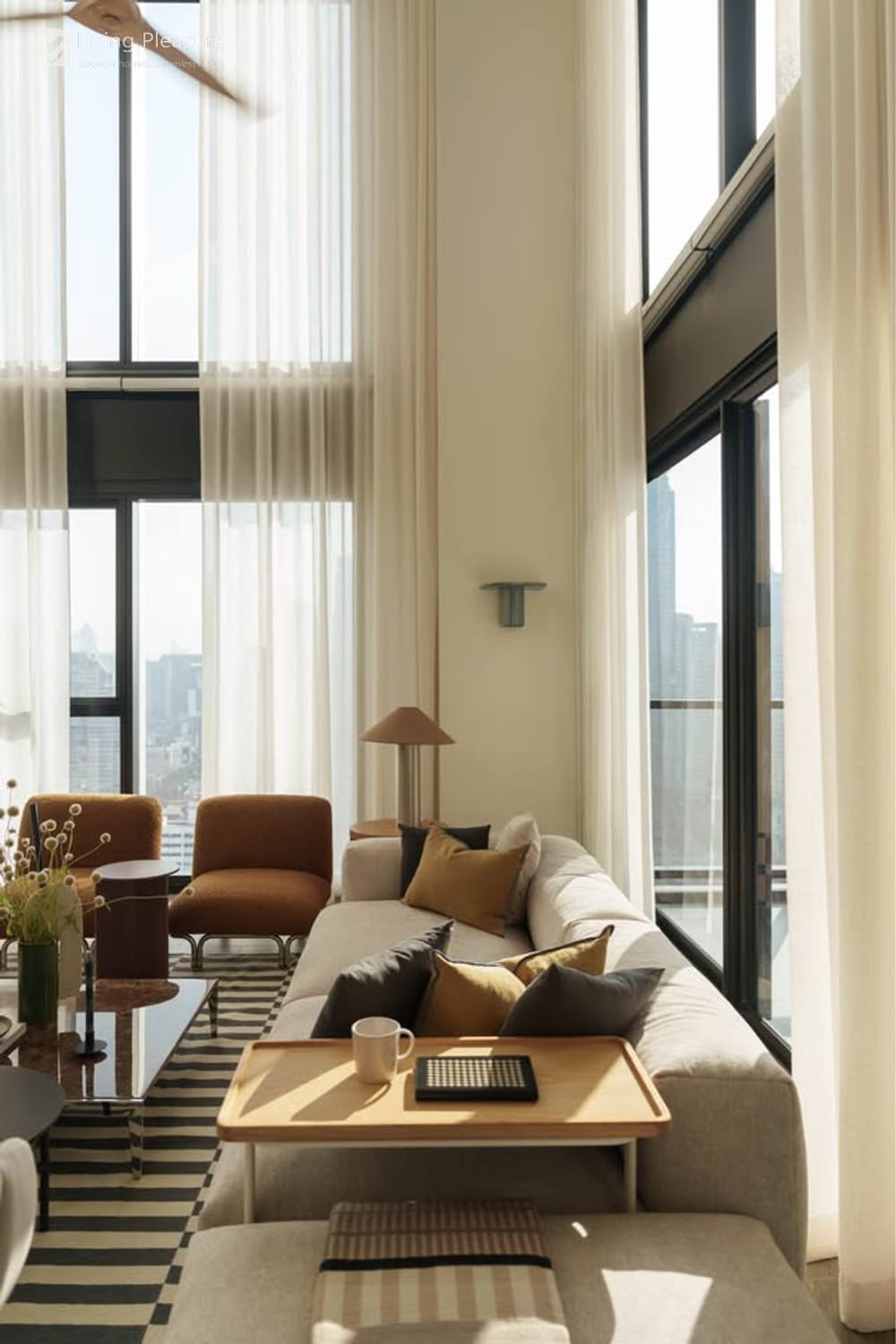 Stylish 2-Bedroom Duplex for Rent I The Lofts Silom I BTS Surasak 5