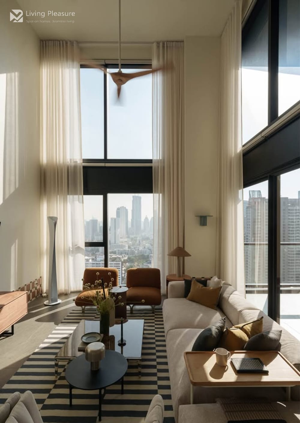 Stylish 2-Bedroom Duplex for Rent I The Lofts Silom I BTS Surasak 6