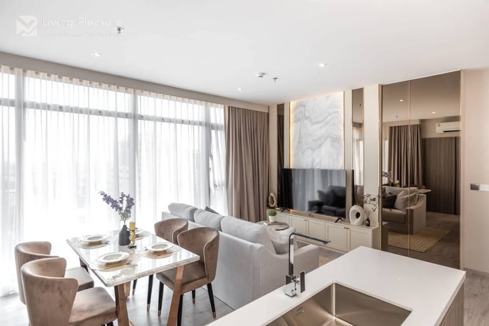 Rare 2-Bedroom Unit for Rent at RHYTHM Ekkamai, Steps from BTS Ekkamai 3