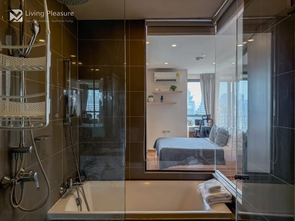 Luxury High-Floor Apartment at Q Chidlom | 1BR | Stunning City Views | Near BTS Chit Lom 18