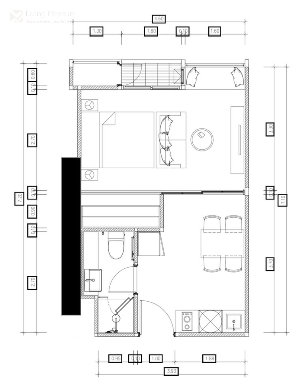 ให้เช่า 1 ห้องนอน คอนโด ใน โนเบิ้ล ฟอร์ม ทองหล่อ (Noble Form Thonglor) 13