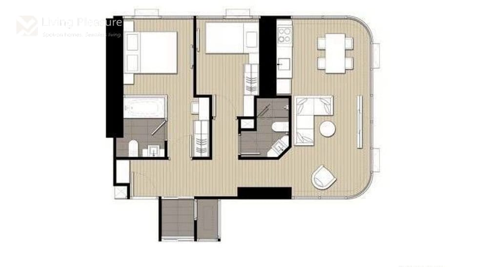 2 Bedrooms Condo for Rent I Ashton Asoke 16