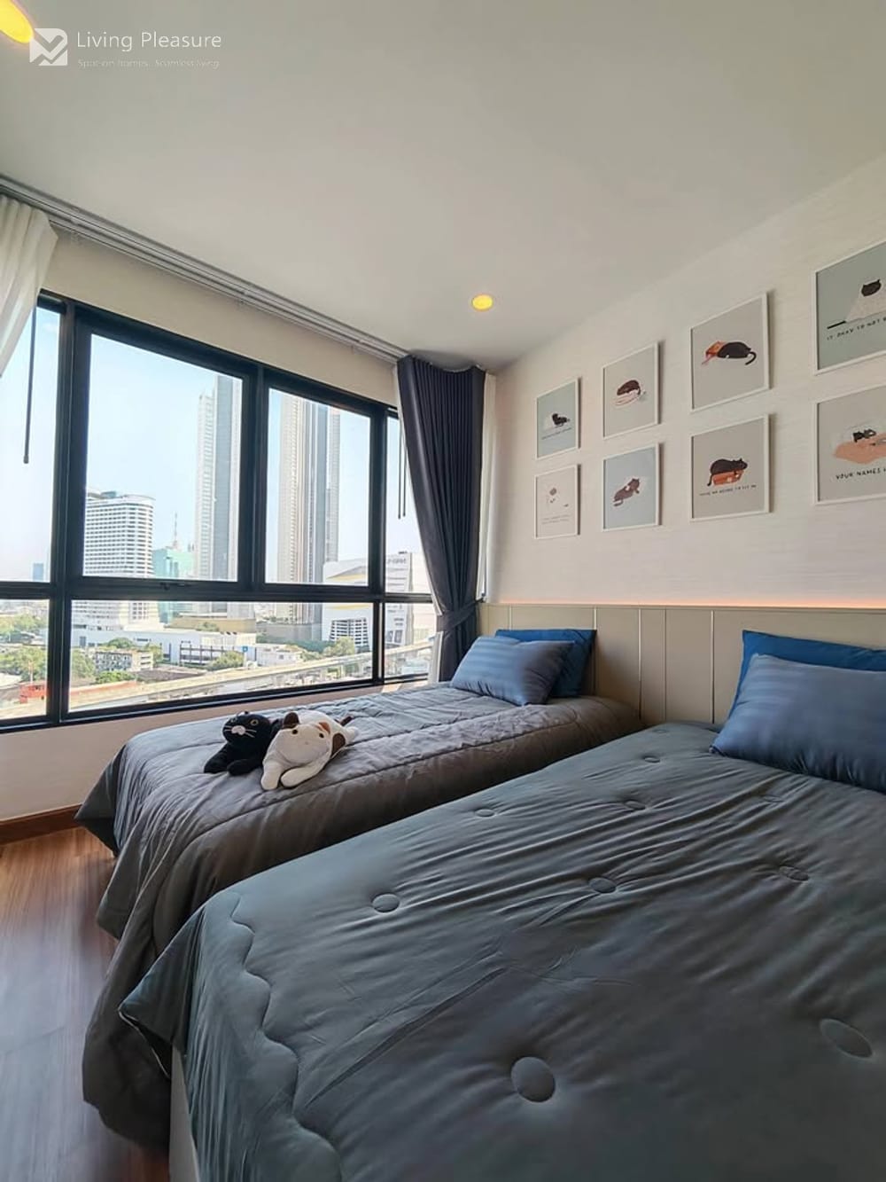 2 Bedrooms condo for Rent I Supalai Premier Charoen Nakhon 2