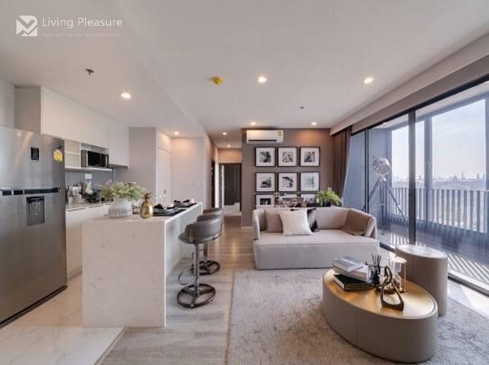 Spacious 2 Bedrooms condo for Rent I IDEO Mobi Sukhumvit 66 I BTS Udom Suk 5