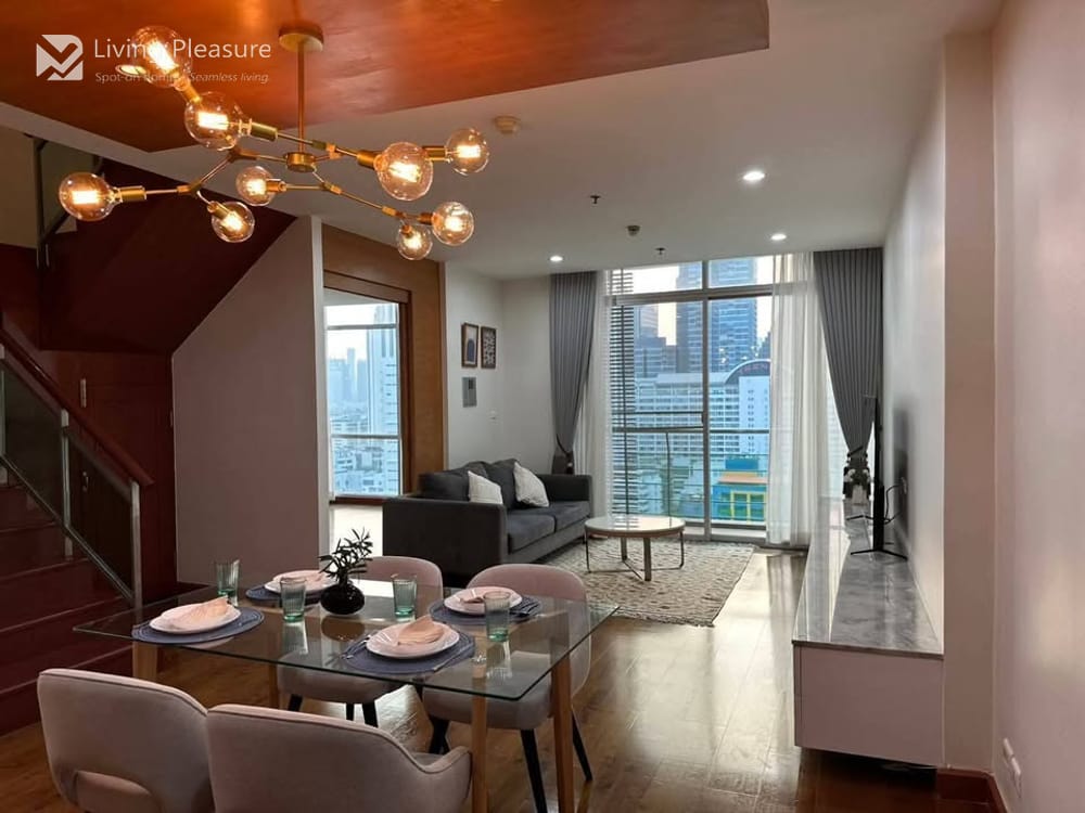 Spacious 3 Bedrooms Duplex Condo for Rent I The Master Centrium Asoke-Sukhumvit  2
