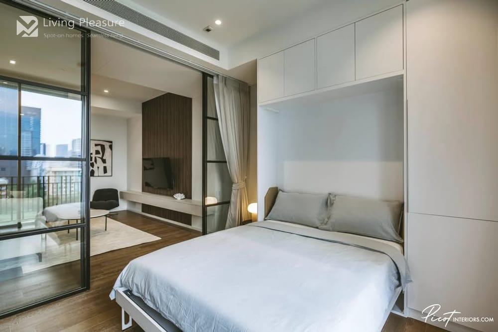 2 Bedroom Condo for Rent at MUNIQ Langsuan Near BTS Chit Lom 7