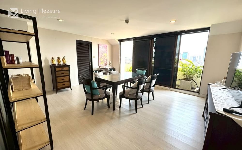 Spacious 3-Bedroom Penthouse for Rent at Supalai Place Sukhumvit 39 with City View 5