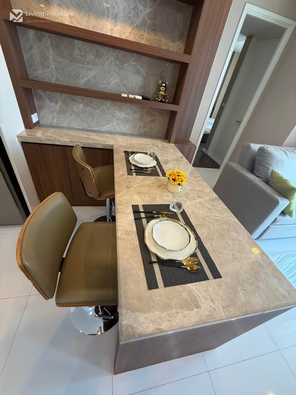 2-Bedroom Condo for Rent at Nara 9 by Eastern Star Near BTS Chong Nonsi 4