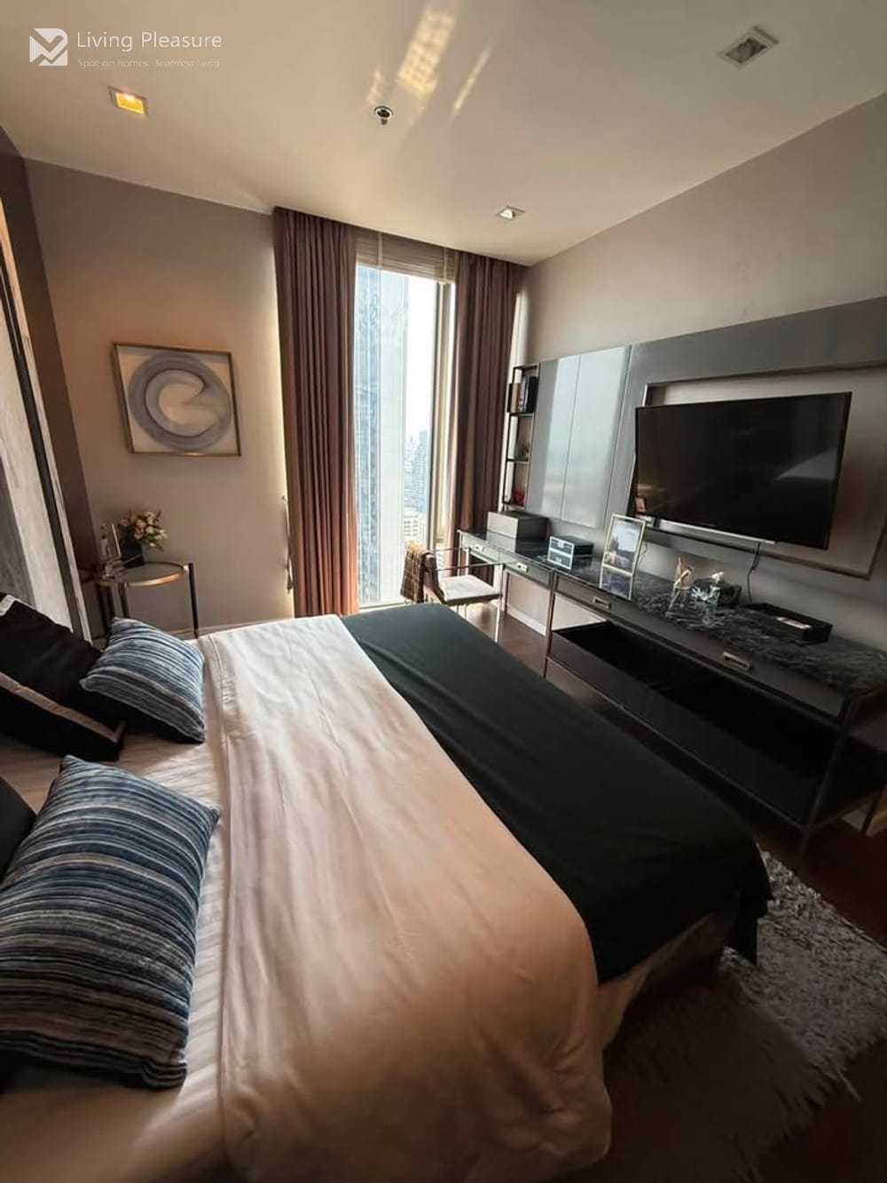 2-Bedroom Condo for Rent at Nara 9 by Eastern Star near BTS Chong Nonsi 11