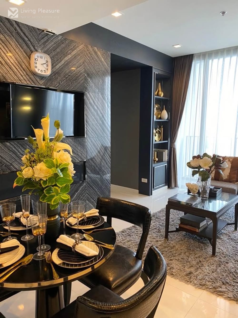2-Bedroom Condo for Rent at Nara 9 by Eastern Star - City Views, Near BTS Chong Nonsi 12