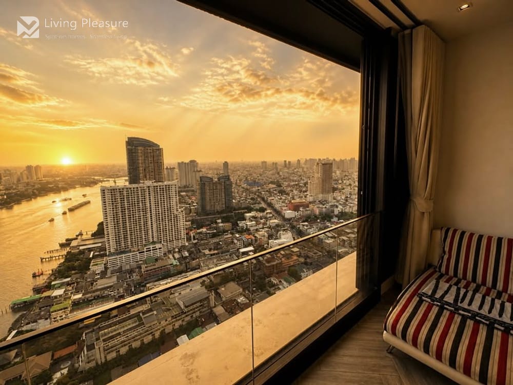 Luxury 2-Bedroom Condo for Sale and Rent at Chapter Charoennakorn - Riverside near BTS Krung Thon Buri 8