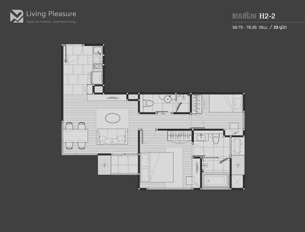 Modern 2-Bedroom Condo for Sale and Rent at H Sukhumvit 43 near BTS Phrom Phong 17