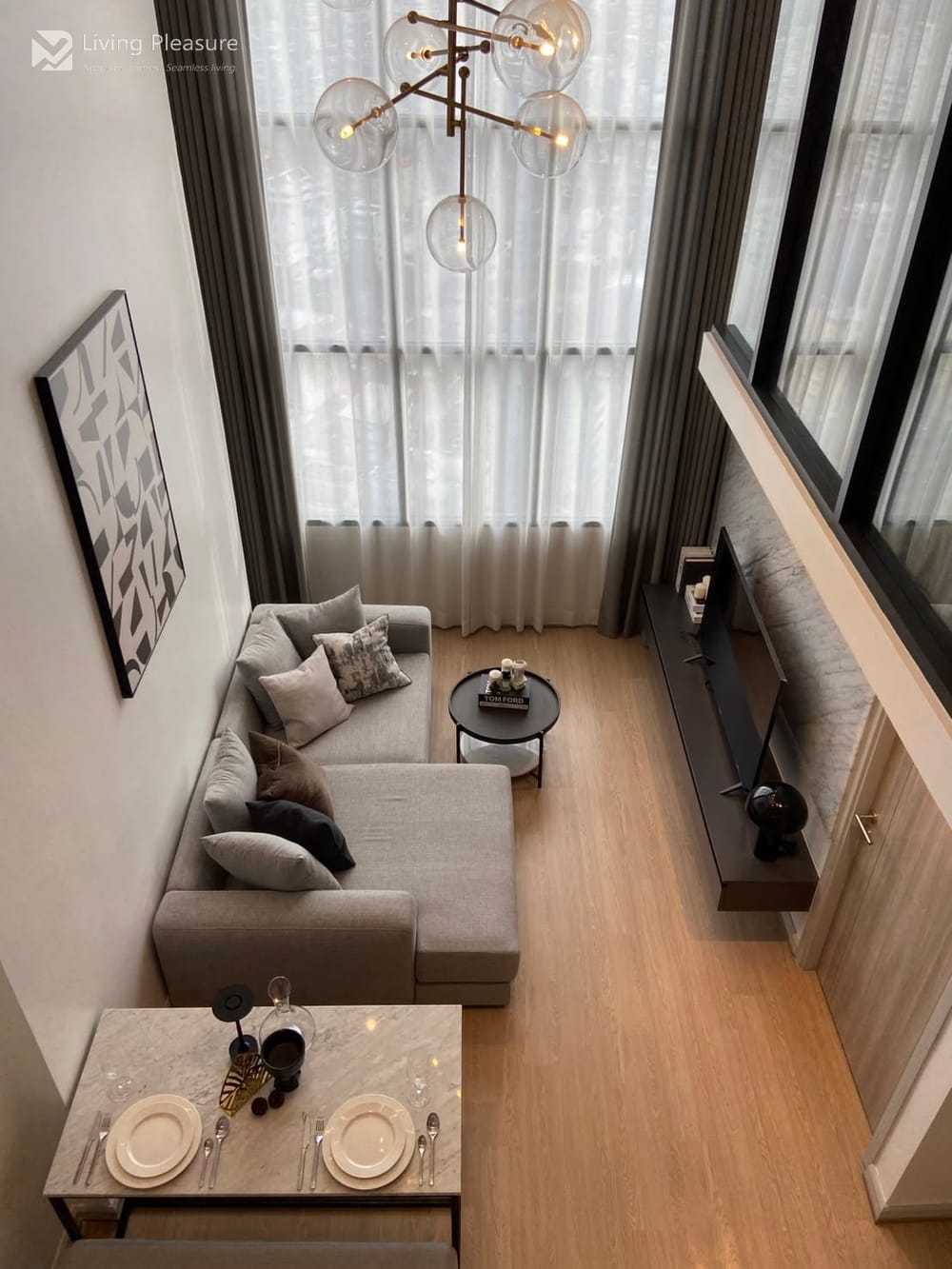 2-Bedroom Duplex for Rent in Knightsbridge Prime Sathorn, Near BTS Chong Nonsi 1