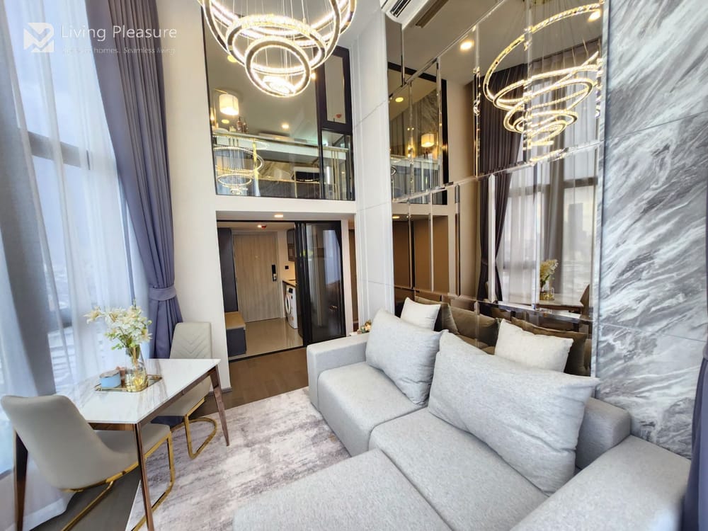 2-Bedroom Duplex for Rent with Sea View at Park Origin Chula-Samyan near MRT Hua Lamphong 4