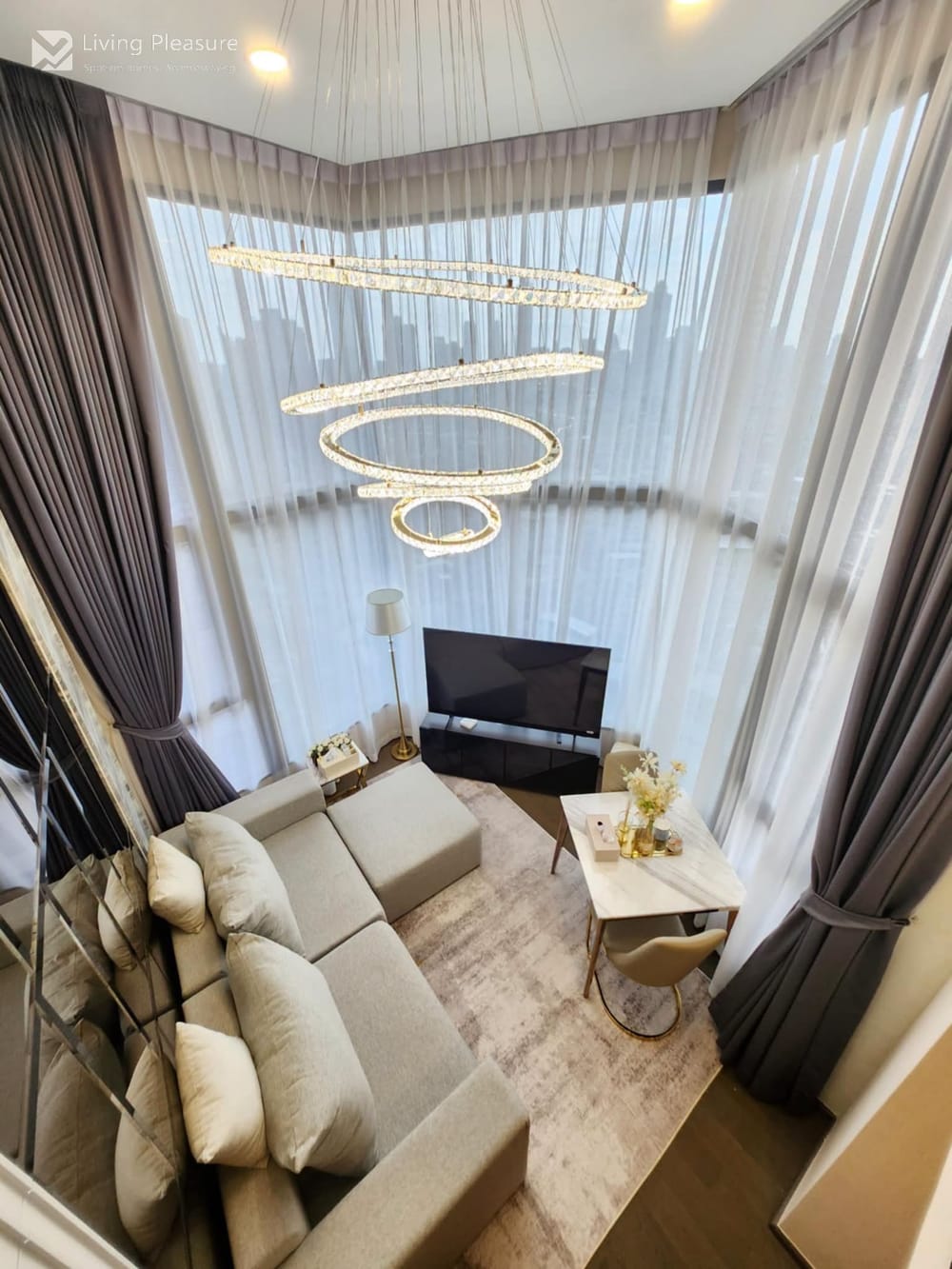 2-Bedroom Duplex for Rent with Sea View at Park Origin Chula-Samyan near MRT Hua Lamphong 5
