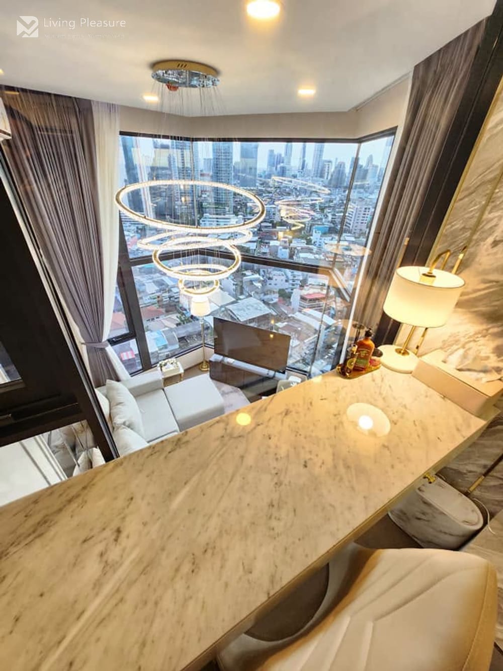 2-Bedroom Duplex for Rent with Sea View at Park Origin Chula-Samyan near MRT Hua Lamphong 6