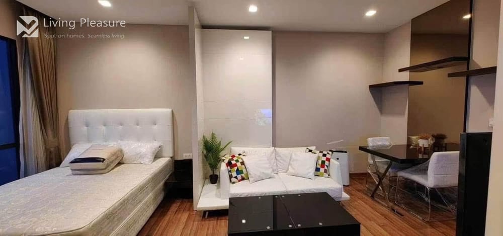 Modern Studio for Rent at Ivy Ampio with City View near MRT Thailand Cultural Centre 2