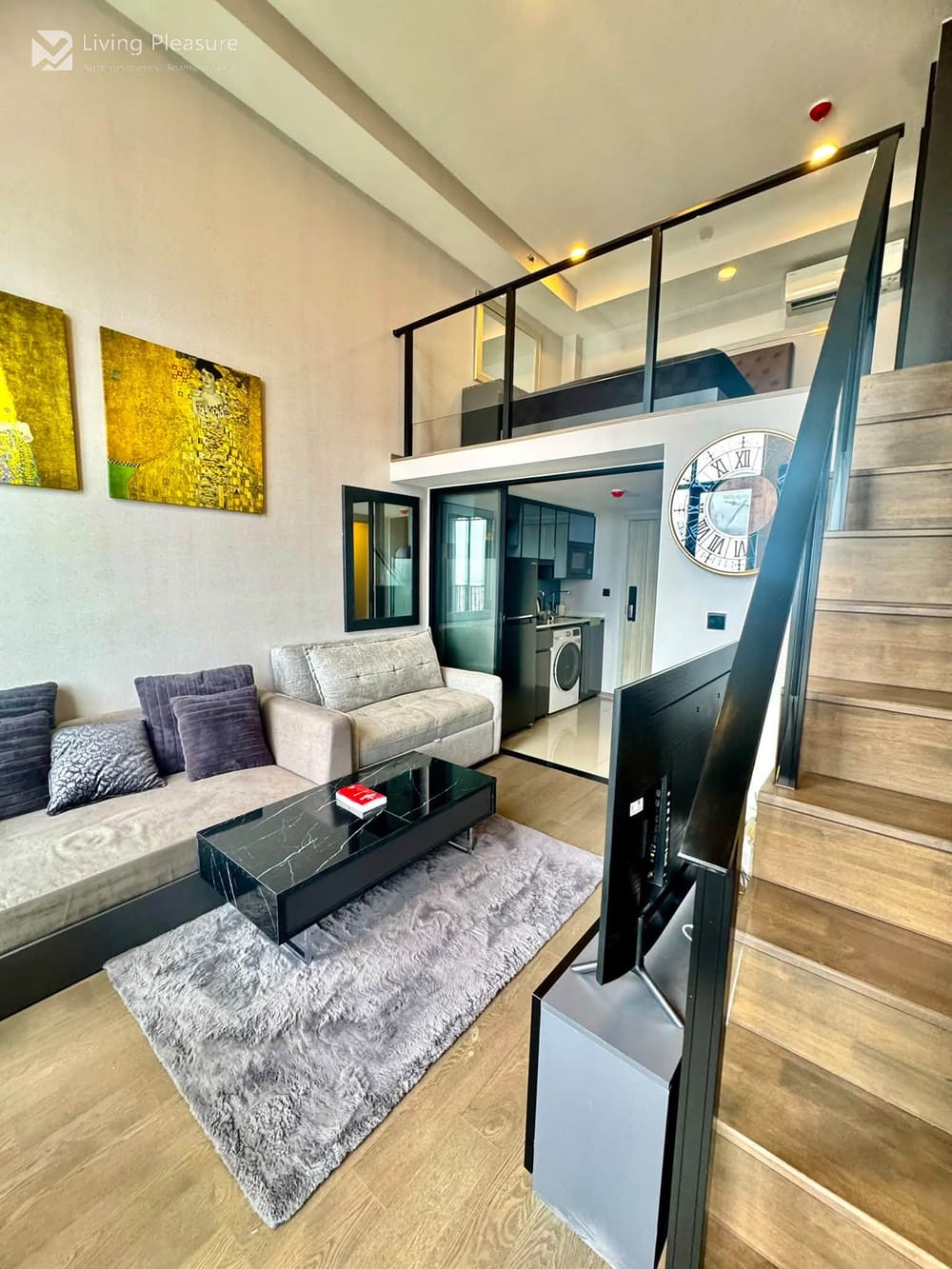 1-Bedroom Duplex for Rent in Park Origin Chula-Samyan, Bang Rak, Bangkok with Air Conditioning 5
