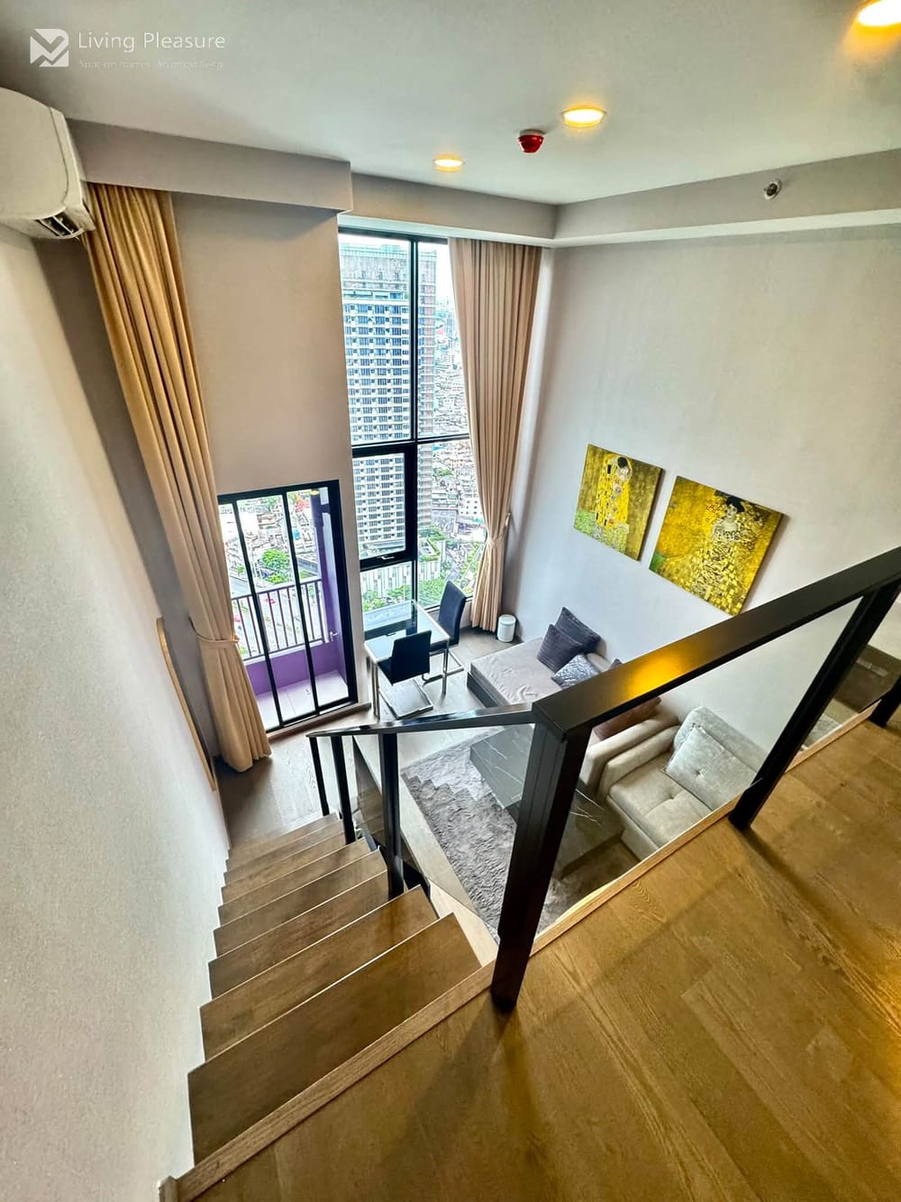1-Bedroom Duplex for Rent in Park Origin Chula-Samyan, Bang Rak, Bangkok with Air Conditioning 7