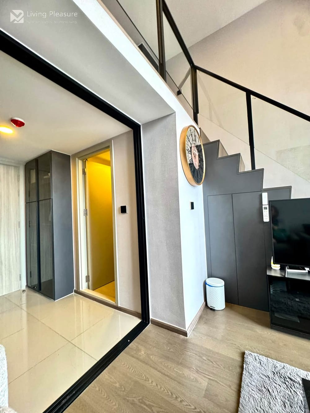 1-Bedroom Duplex for Rent in Park Origin Chula-Samyan, Bang Rak, Bangkok with Air Conditioning 12