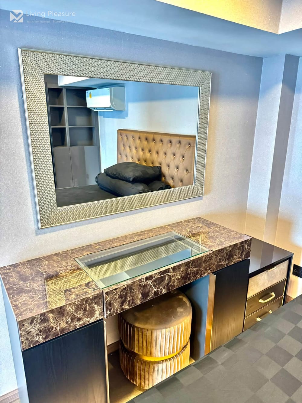 1-Bedroom Duplex for Rent in Park Origin Chula-Samyan, Bang Rak, Bangkok with Air Conditioning 16