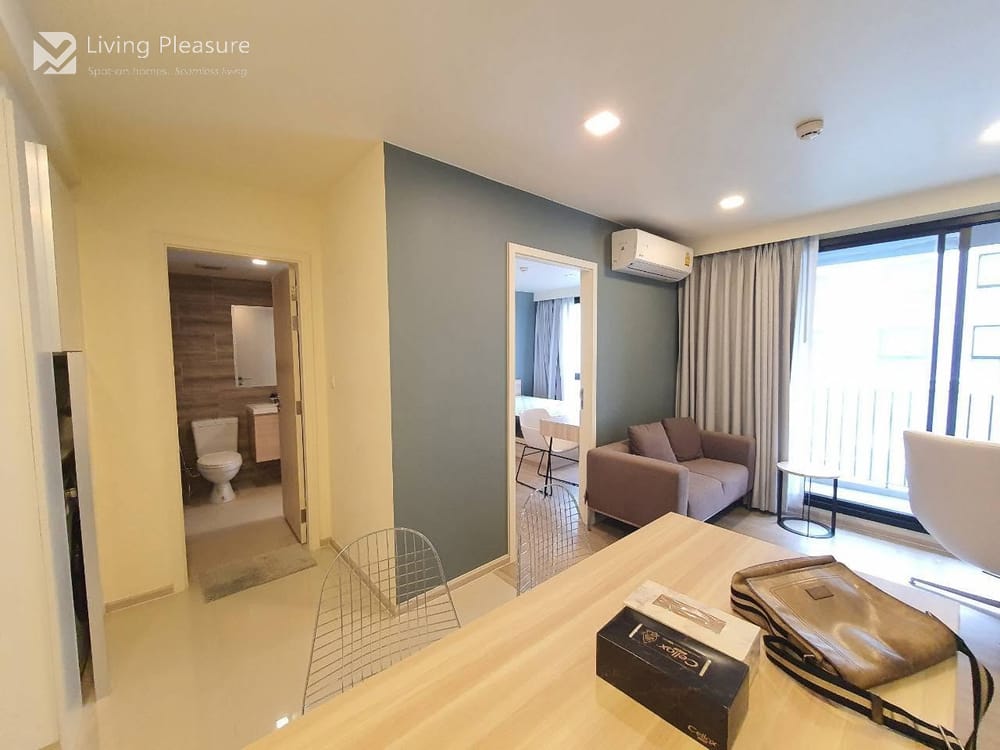 2-Bedroom Condo for Rent in Maestro 03 Ratchada-Rama 9, Pet Friendly Near MRT Phra Ram 9 2