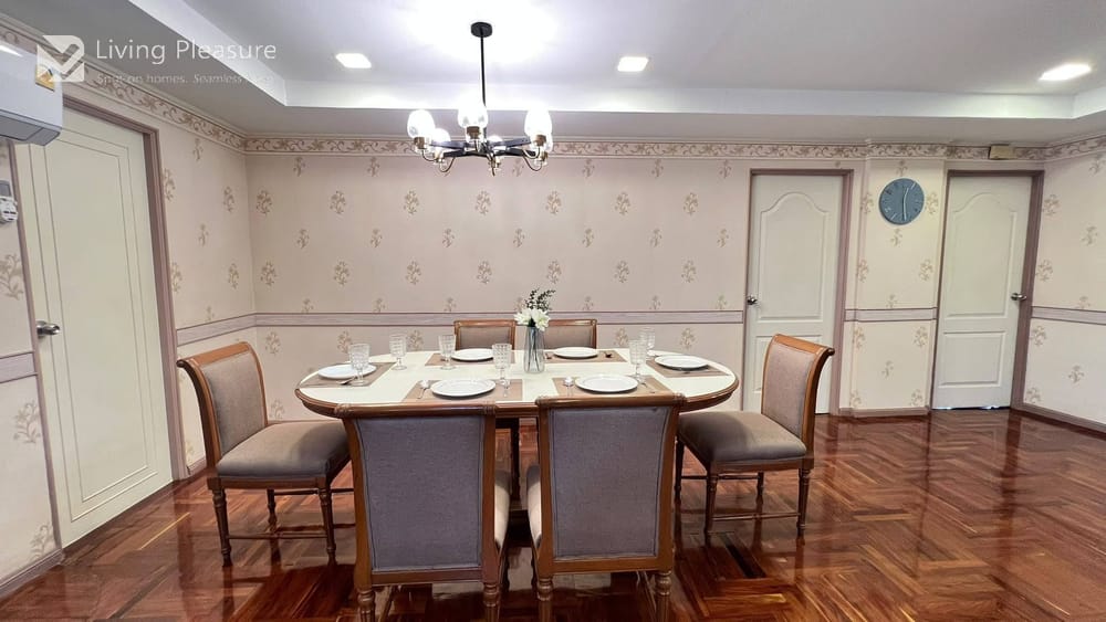 3-Bedroom Condo for Rent in D.H. Grand Tower, Upper Sukhumvit - Pet Friendly, Near BTS Phrom Phong 6
