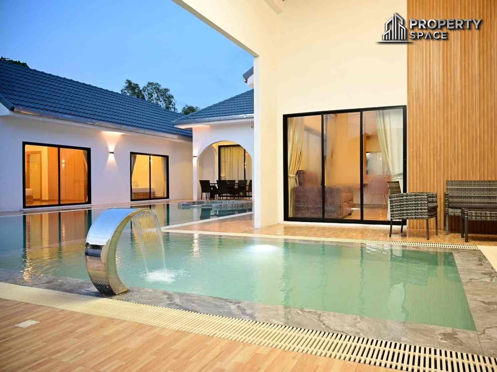 4 Bedroom Modern Luxury Pool Villa For Residential Or Investment For Sale At Huay Yai Image 4