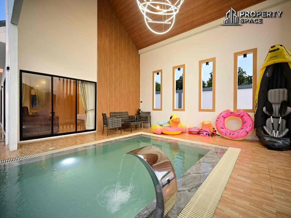 4 Bedroom Modern Luxury Pool Villa For Residential Or Investment For Sale At Huay Yai Image 7