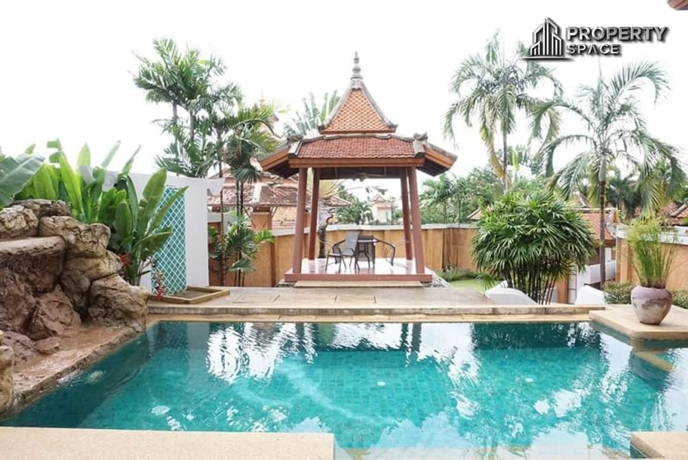 Exclusive 3-Bedroom Thai-Style Pool Villa Near Regent International School, Pattaya – For Rent Image 1