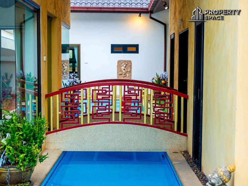 Serene 4-Bedroom Thai Bali-Style Pool Villa Near Jomtien Beach – For Rent Image 28