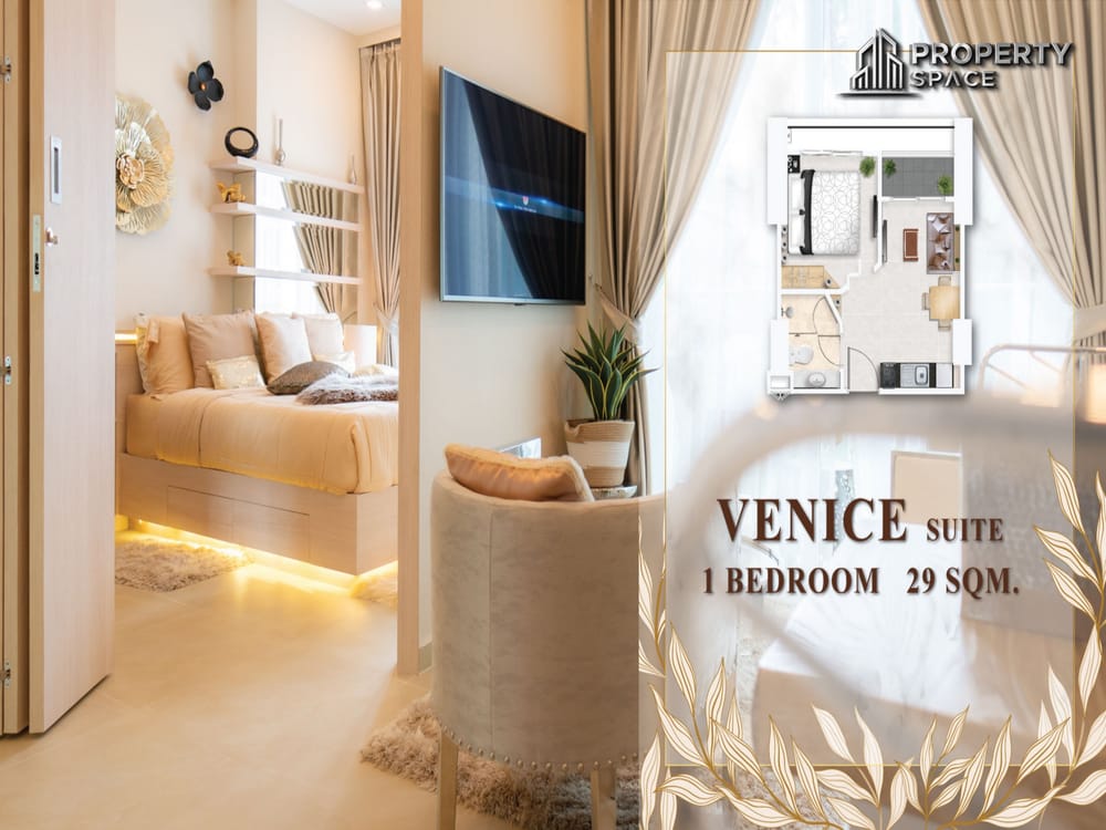 New Launch: 1-bedroom (venice) In Marina Golden Bay Pattaya Condo For Sale Image 1