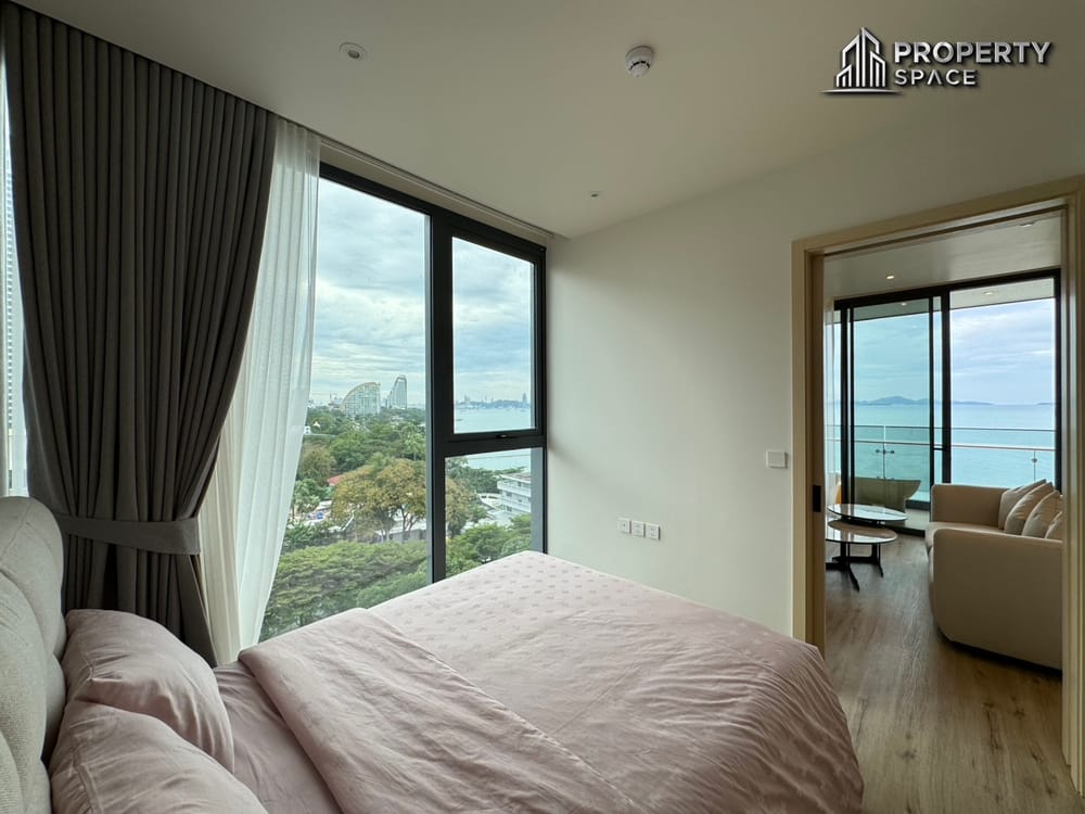 Newly Completed High-Rise 2-Bedroom Condo with Sea View in Arom Wongamat – For Rent Image 15