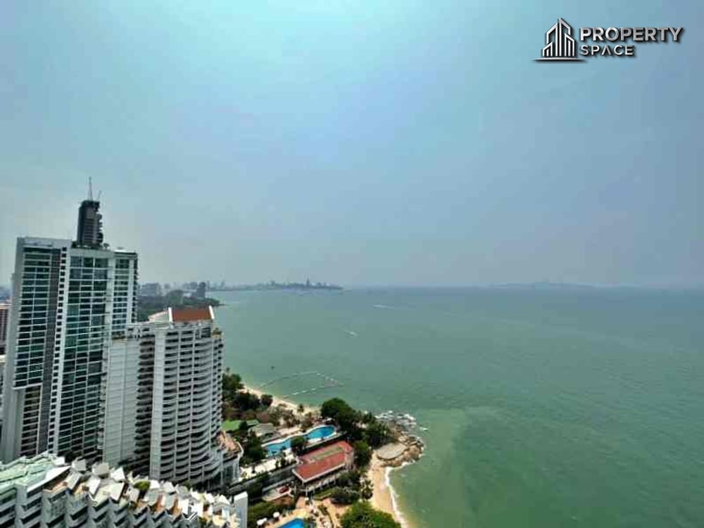 Beachfront Elegance: 1-bedroom Sea View Condo In The Palm Wongamat Pattaya For Sale Image 1