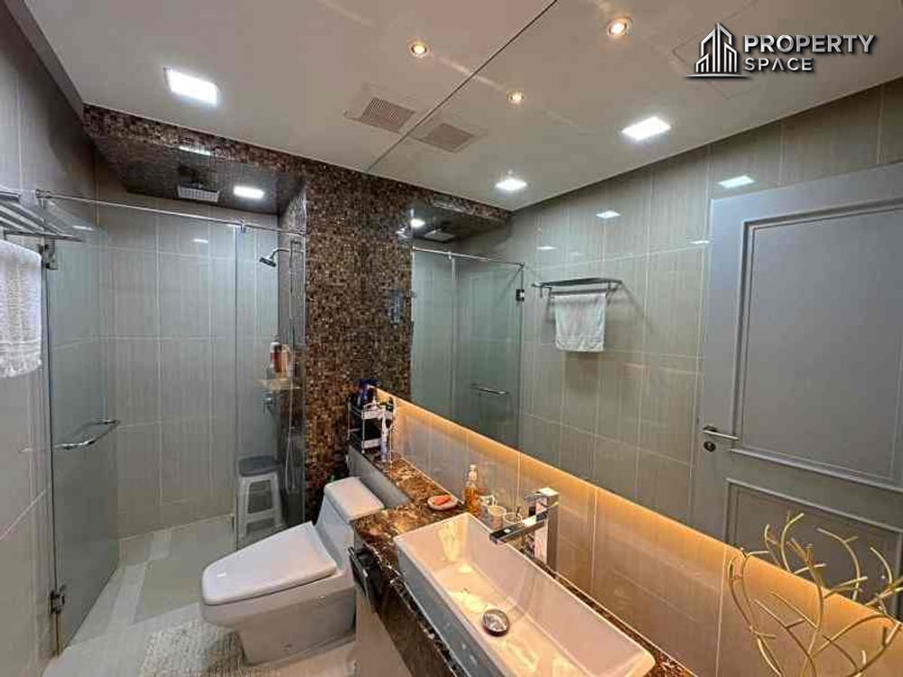 Beachfront Elegance: 1-bedroom Sea View Condo In The Palm Wongamat Pattaya For Sale Image 14