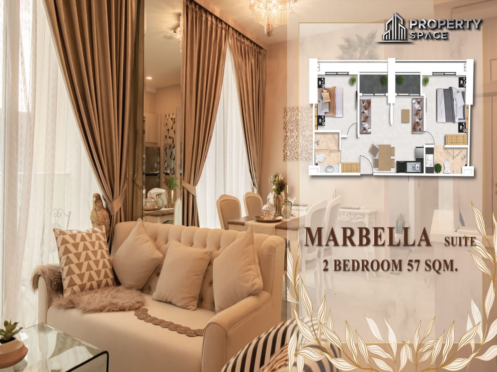 New Launch: 2-bedroom (marbella) In Marina Golden Bay Pattaya Condo For Sale Image 1