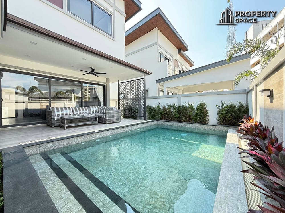 Brand New Modern Luxury 3-Bedroom Pool Villa in Pattaya City – For Rent Image 3