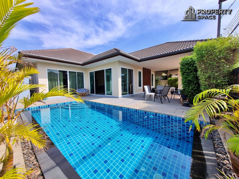 Rare Find! Modern 3-Bedroom Pool Villa in Huay Yai Pattaya For Rent Image 1