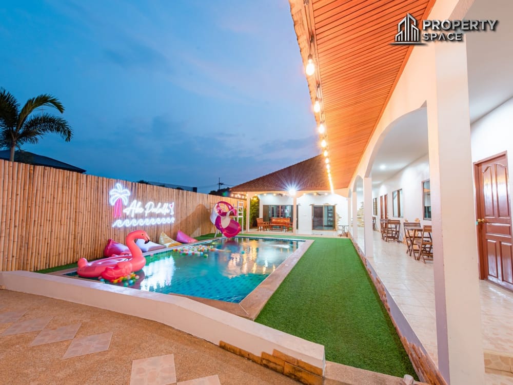 Spacious 6 Bedroom Beautiful Pool Villa In East Pattaya For Rent Image 4