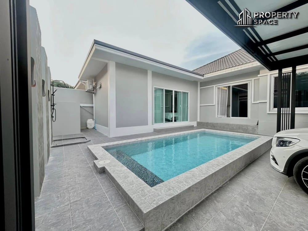 Corner Plot! 3-Bedroom Single House with Private Pool in Huay Yai, Pattaya – For Sale Image 1