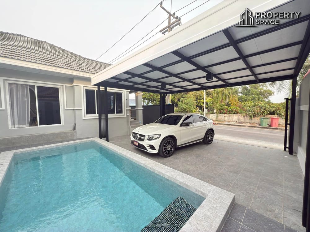 Corner Plot! 3-Bedroom Single House with Private Pool in Huay Yai, Pattaya – For Sale Image 3