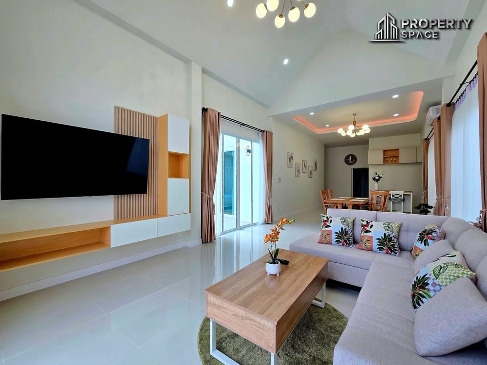 Modern 3 Bedroom Pool Villa In Mabprachan Pattaya Near Regent International School For Rent Image 6