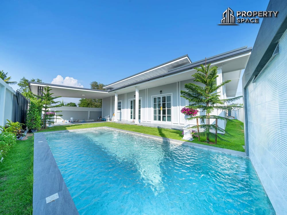Brand New 4-Bedroom Modern Pool Villa Near Mabprachan Lake, Pattaya – For Sale Image 3