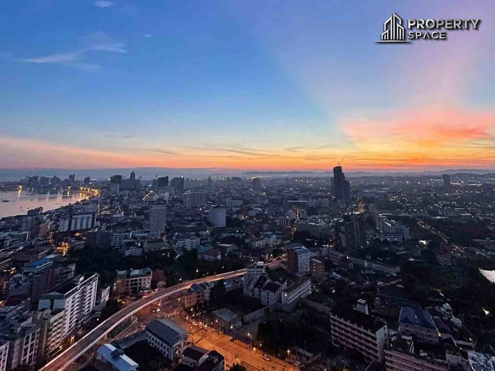City Sea View 1-Bedroom Condo in Unixx South Pattaya – For Rent Image 1