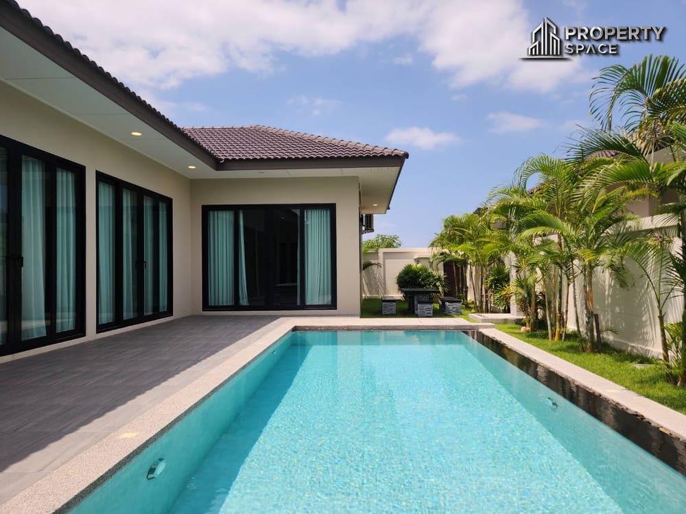 Pet Friendly Brand New 3 Bedroom Pool Villa At Garden Ville 8 Pattaya For Rent Image 3