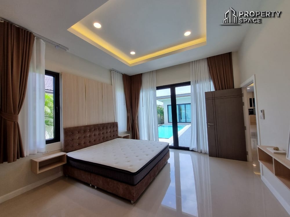 Pet Friendly Brand New 3 Bedroom Pool Villa At Garden Ville 8 Pattaya For Rent Image 10