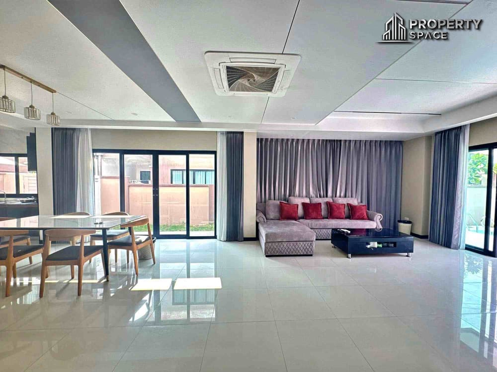 Modern 4 Bedroom Pool Villa Modern In The Lake Huai Yai Pattaya For Rent Image 6