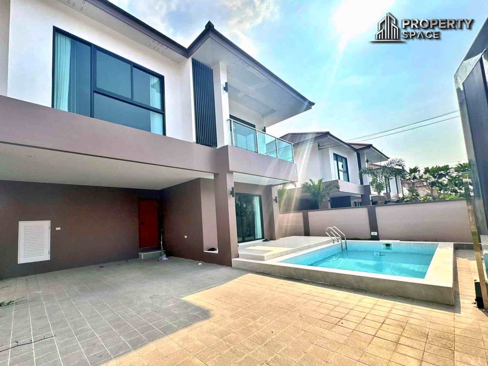 Modern 4 Bedroom Pool Villa Modern In The Lake Huai Yai Pattaya For Rent Image 1