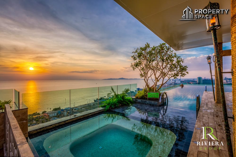 Luxury 2 Bedrooms Semi-Corner Unit at The Riviera Jomtien - For Rent  Image 17