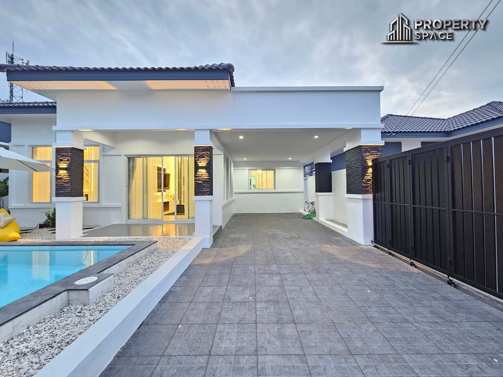 Brand New 3 Bedroom Pool Villa Modern Style In Huai Yai For Sale Image 3